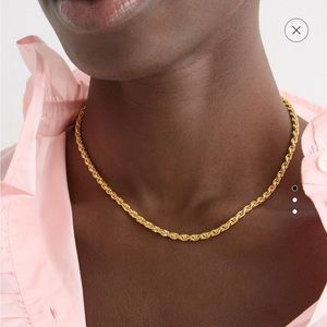 NWT J. Crew Gold Tone Chain Necklace